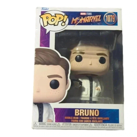 Funko Pop! Ms Marvel Bruno #1079 Marvel Studios Disney - Picture 1 of 4